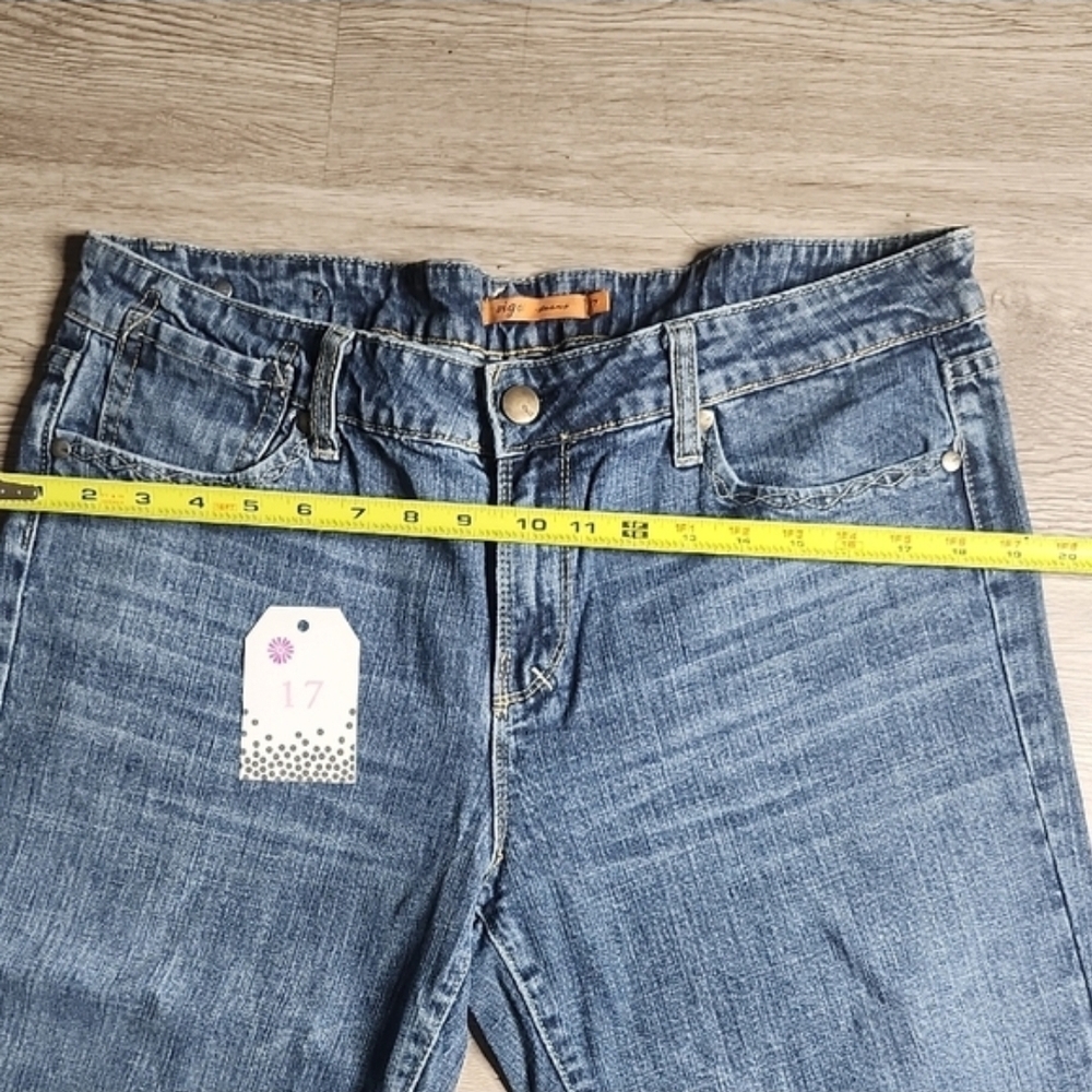 Vigoss Blue Flare Wide Leg Jeans NWOT - Picture 2 of 11